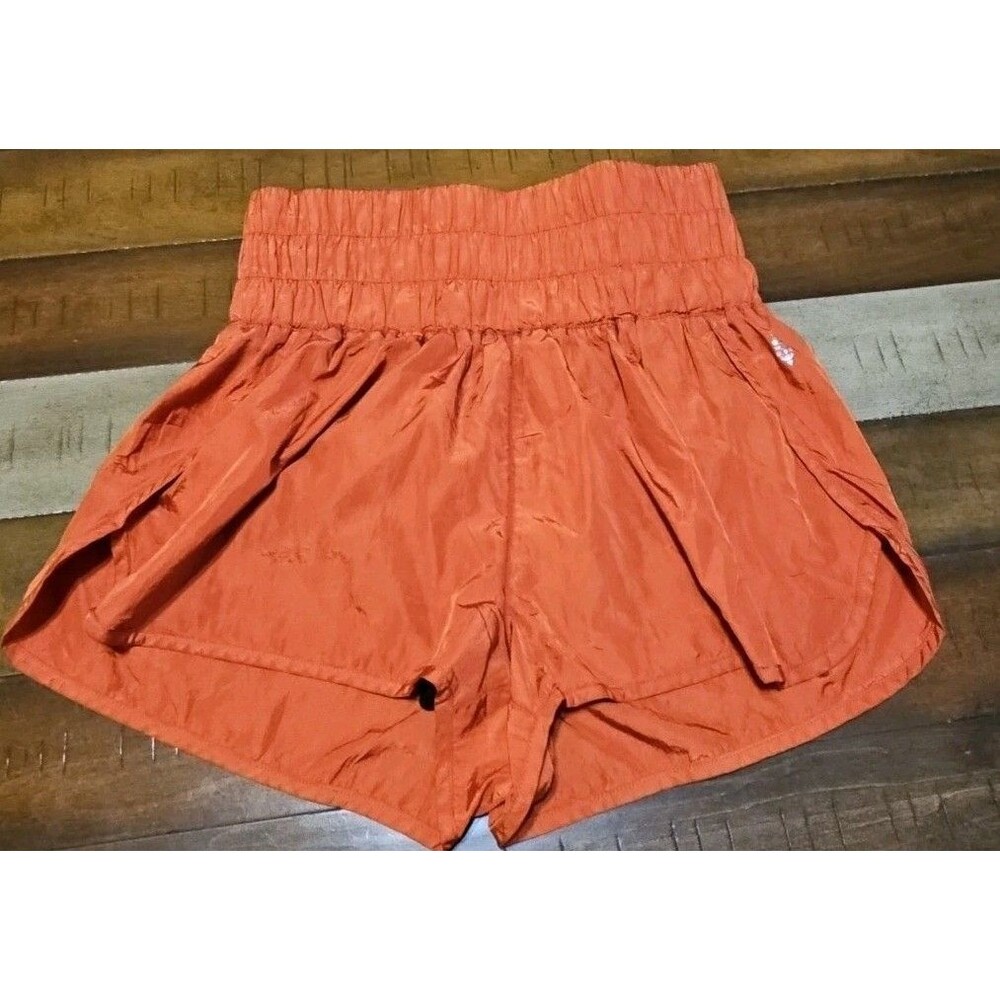 Free‎ People Movement The Way Home Short Burnt Orange Rust Womens Large